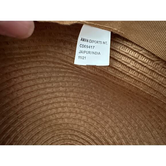 Sun Hat with Floral Ribbon - Picture 2 of 6